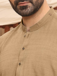 Light Green Blended Kameez Shalwar - AL-KS-2625