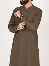 Green Blended Kameez Shalwar - AL-KS-2645