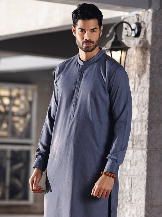 Light Blue Kameez Shalwar - AL-KS-2667