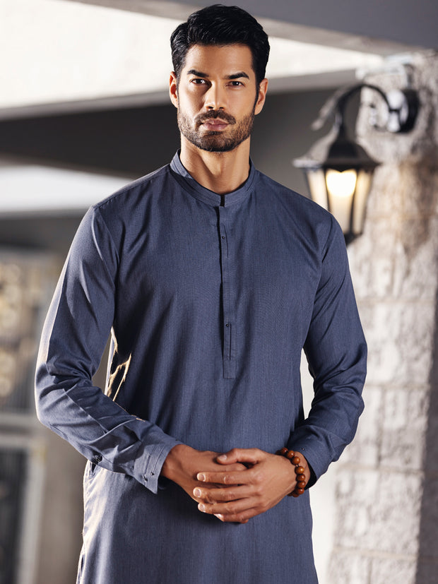 Light Blue Kameez Shalwar - AL-KS-2667