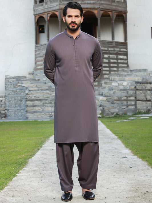 Purple Kameez Shalwar - AL-KS-2760