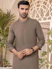 Olive Green Kameez Shalwar - AL-KS-2761