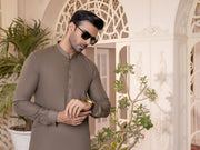 Olive Green Kameez Shalwar - AL-KS-2761