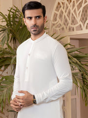 White Kameez Shalwar - AL-KS-2775