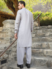 Light Grey Kameez Shalwar - AL-KS-2785