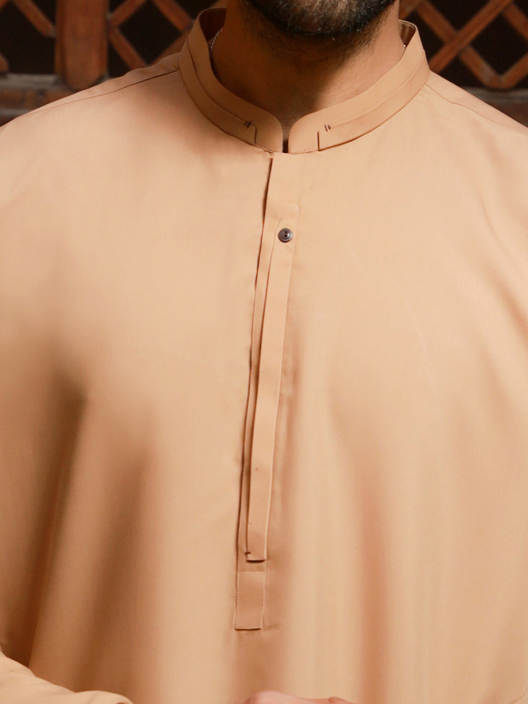 Beige Kameez Shalwar - AL-KS-2790