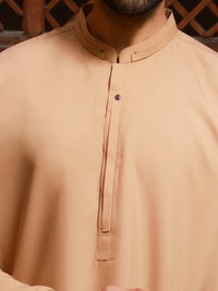 Beige Kameez Shalwar - AL-KS-2790