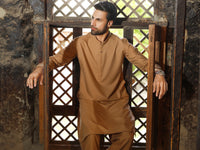 Beige Kameez Shalwar - AL-KS-2790