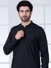 Black Kurta Trouser - AL-KT-2811