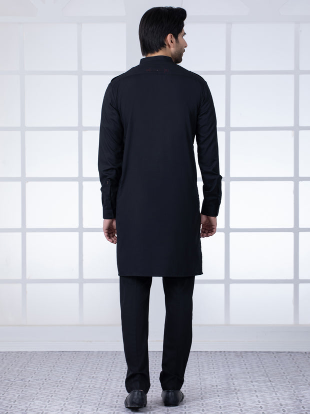 Black Kurta Trouser - AL-KT-2811