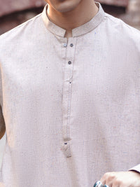 Peach Blended Kurta Trouser - AL-KT-2844
