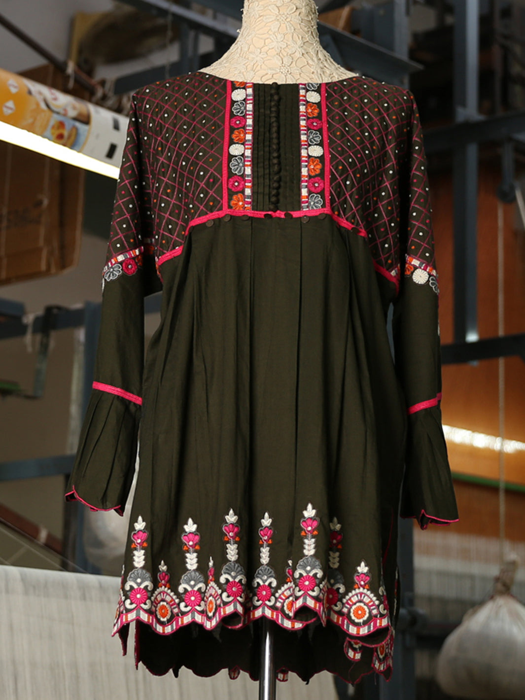 Dark Green Tunic - LK-692