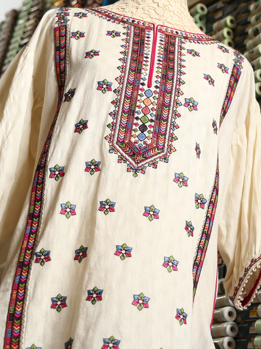 Off White Bunnat Tunic - LK-693
