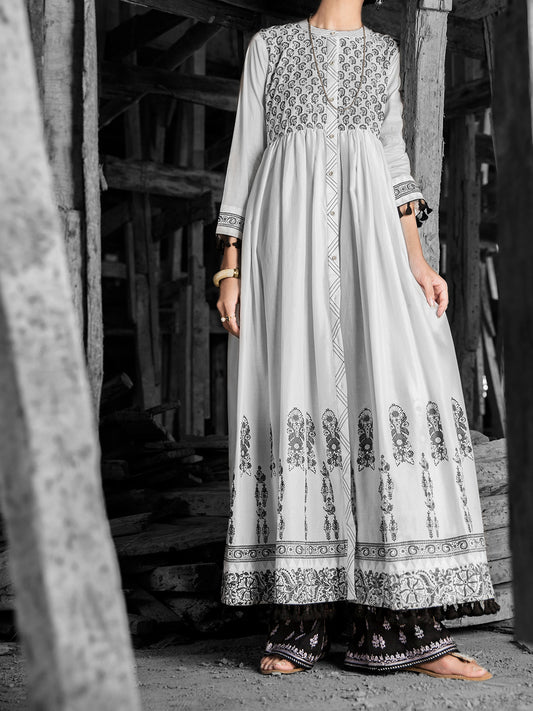 White Lawn Tunic - LK-699