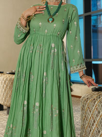 Sea Green Tunic - AL-LK-714