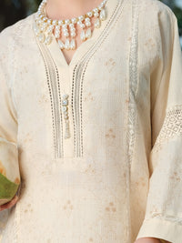 Off White Chicken Kari Tunic - AL-LK-727