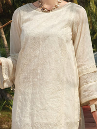 Off White Chicken Kari Tunic - AL-LK-728