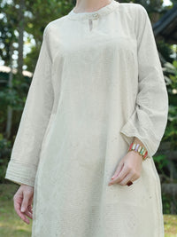 Off White Chicken Kari Tunic - AL-LK-729
