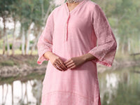 Pink Khaddi Tunic - AL-LK-779