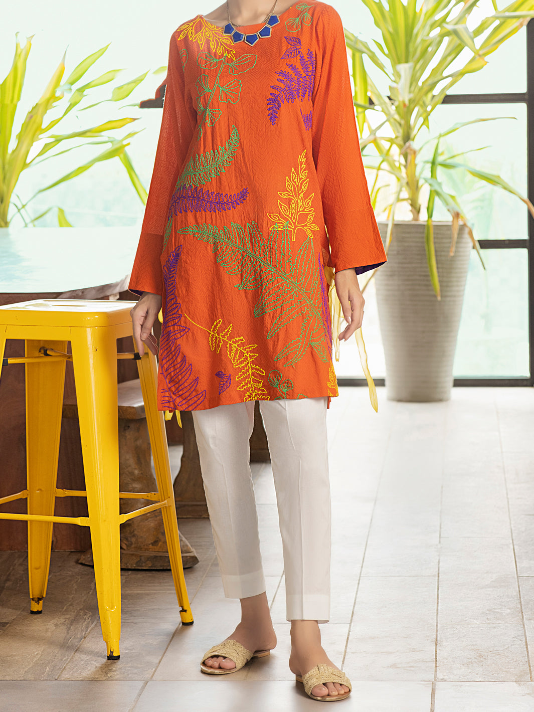 Orange Tunic - AL-LK-784