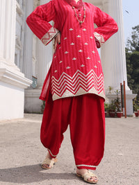 Pink Silk Tunic - AL-LK-796