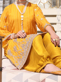 Yellow Silk Tunic - AL-LK-797
