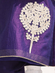Purple Silk Tunic - AL-LK-799