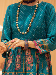 Blue Jacquard Tunic - AL-LK-819