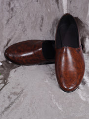 Brown Leather Slip-On - AL-MSHO-001-R1-21