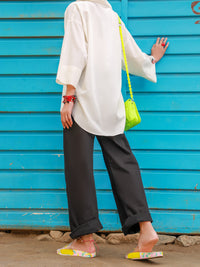 White Cambric Tunic - AL-LK-852