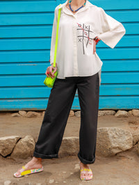 White Cambric Tunic - AL-LK-852