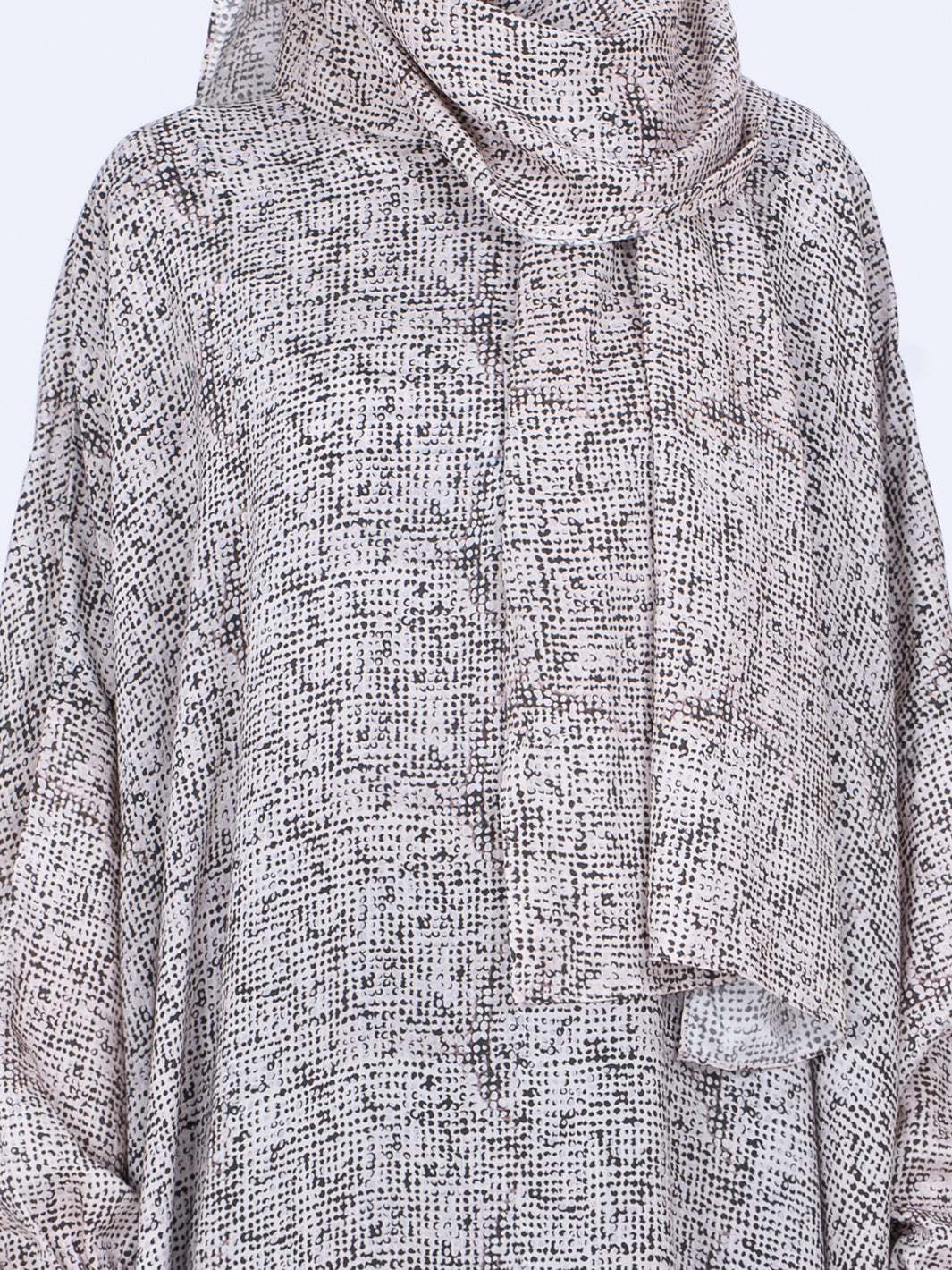 Brown Viscose Salah Robe - AL-LK-856