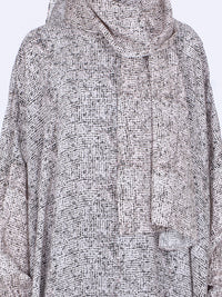 Brown Viscose Salah Robe - AL-LK-856