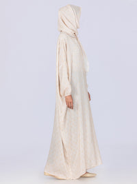 Khaki Viscose Salah Robe - AL-LK-861