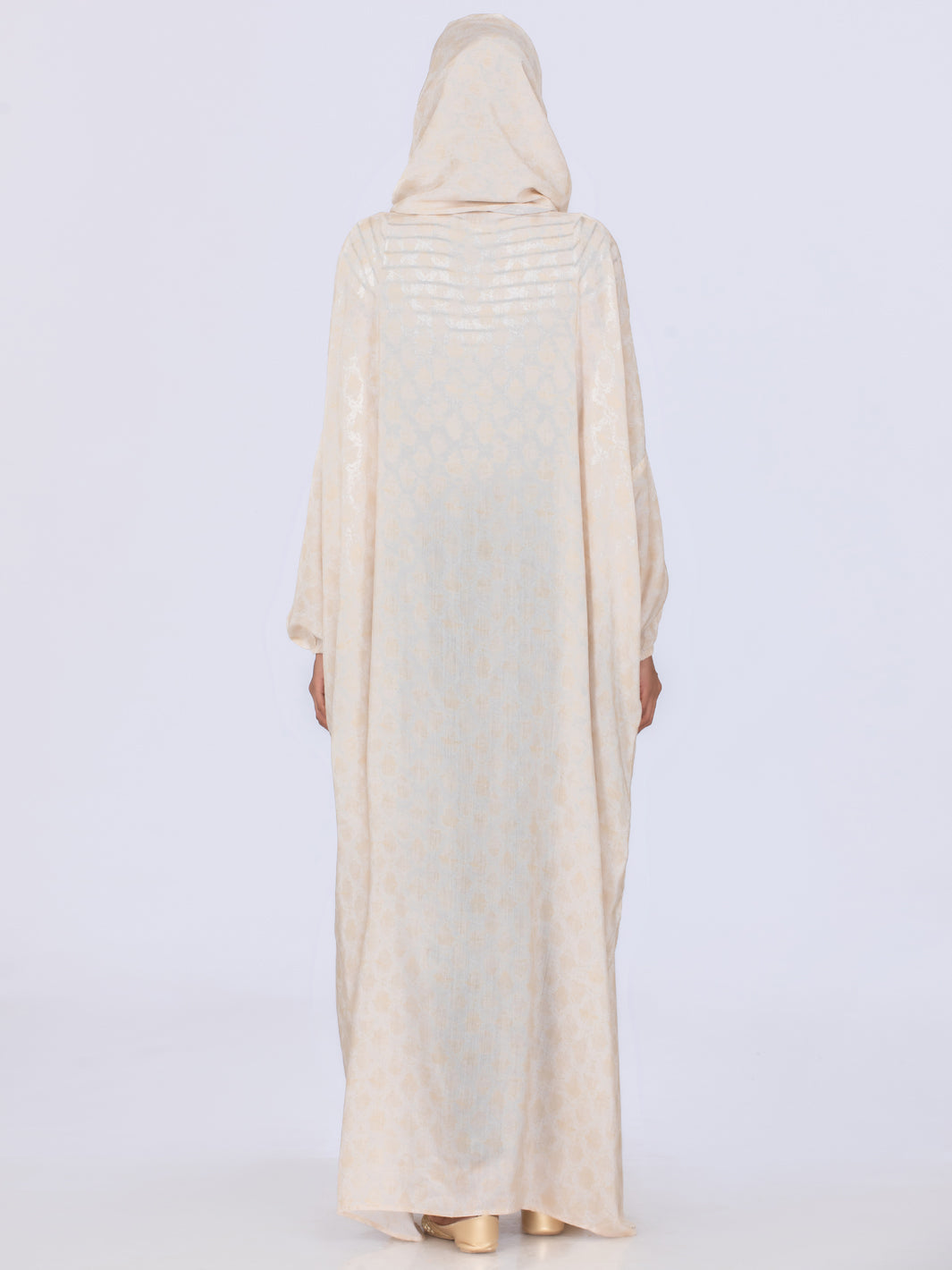 Khaki Viscose Salah Robe - AL-LK-861