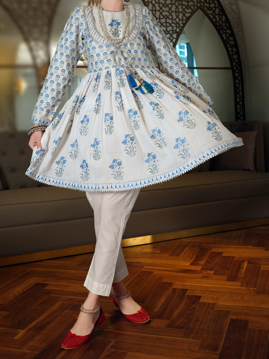 White Dobby Tunic - AL-LK-718