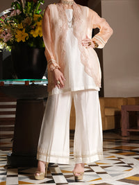 White 2Pc Formal Stitched - AL-2PS-LS-281