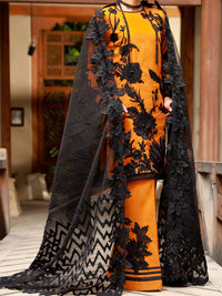 Mustard 3Pc Formal Stitched - AL-3PS-LS-377