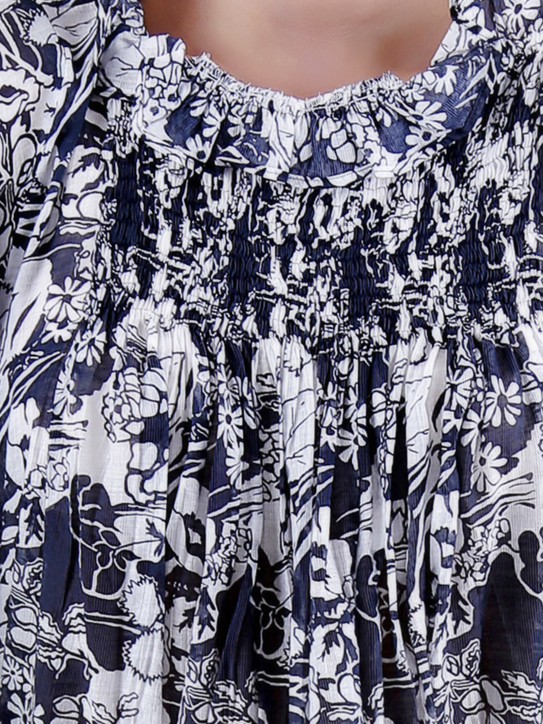 Blue & White Tunic - LSK-088B