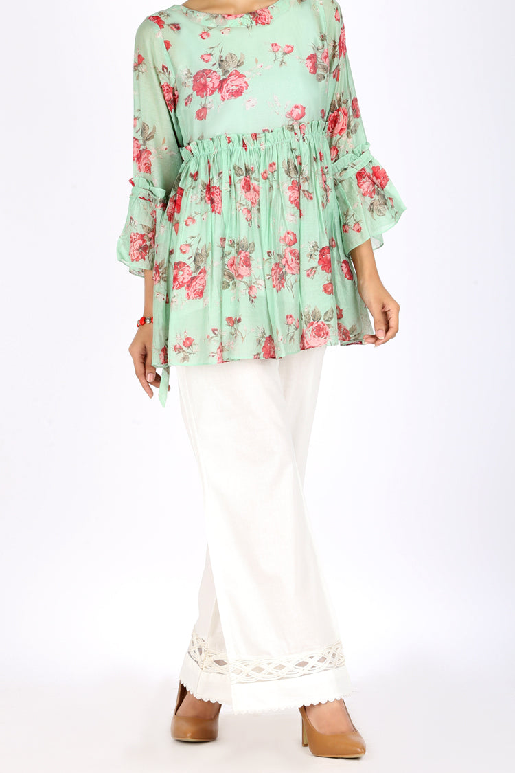 Sea Green Tunic - AL-LSK-124