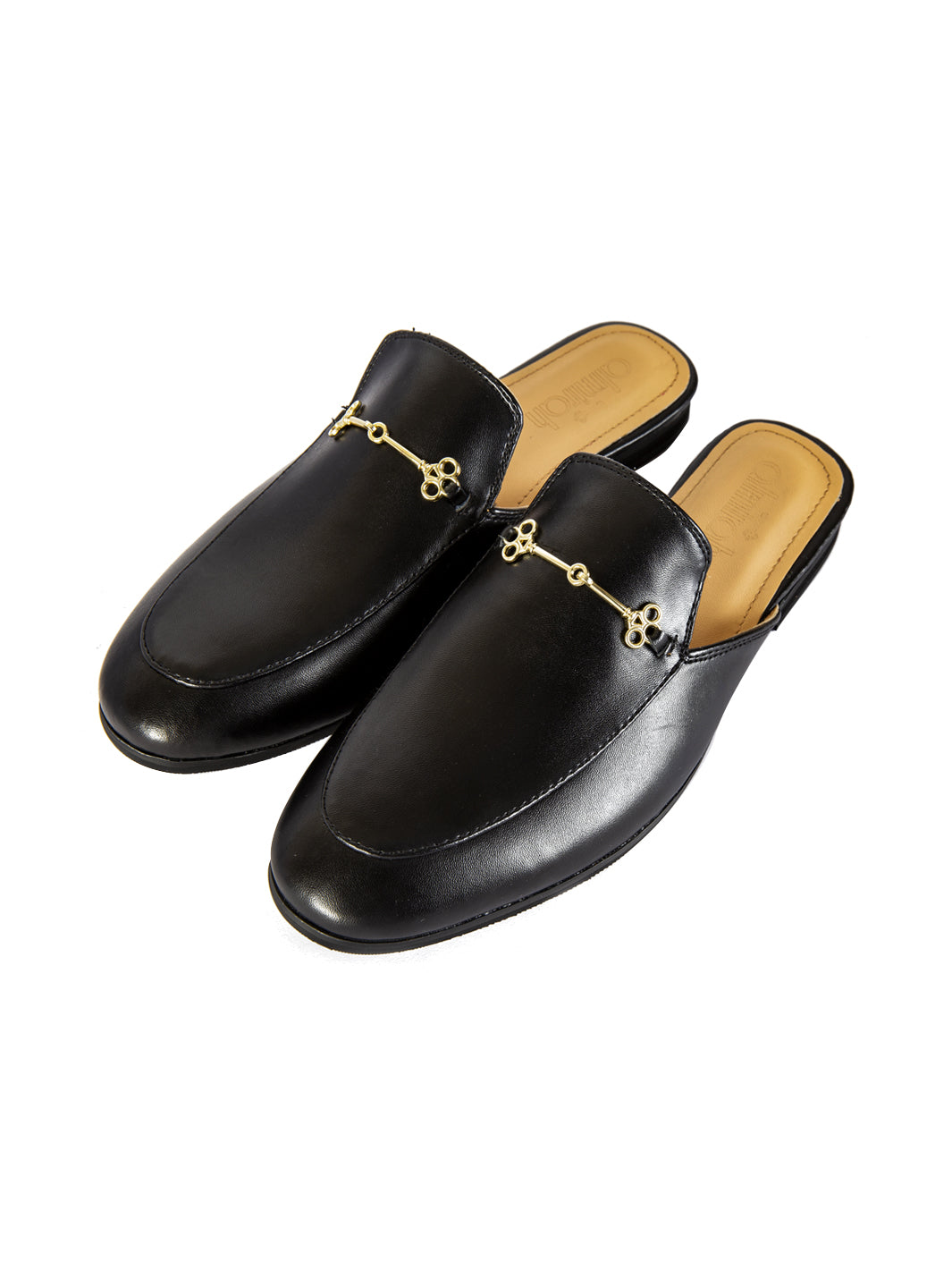 Black Leather Slip-On - AL-MSHO-015-20
