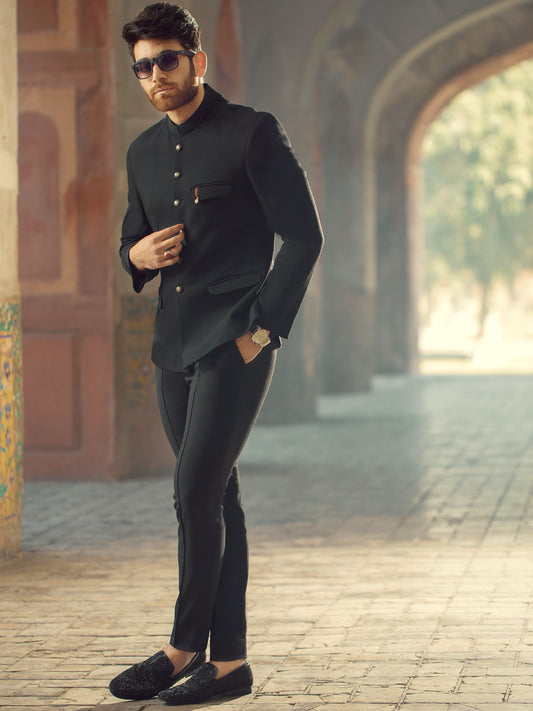 Black Prince Coat - AL-PCS-005
