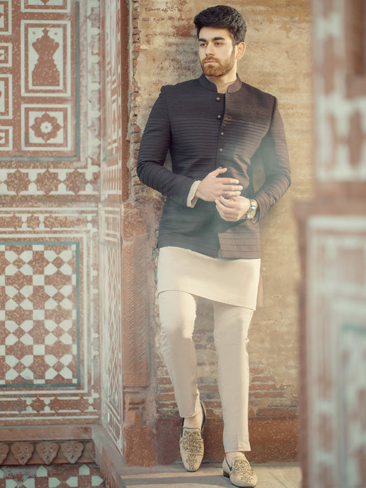 Maroon Prince Coat - AL-PCS-007