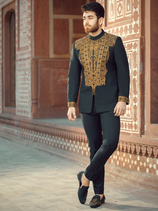 Black Prince Coat  - AL-PCS-013