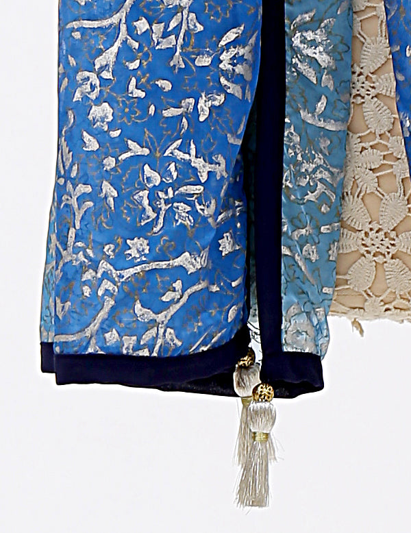 Blue Women Stole - ST-084