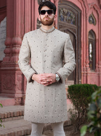 Grey Men Sherwani - AL-SW-104