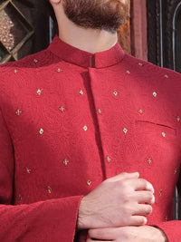 Red Men Sherwani - AL-SW-110