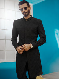 Black Men Sherwani - AL-SW-120