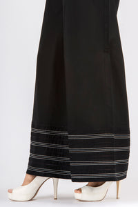 Black Lawn Women Trouser - AL-T-281