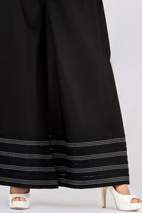 Black Lawn Women Trouser - AL-T-281